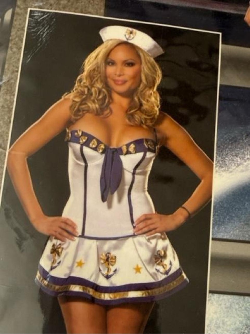 Plus size sexy sailor costume